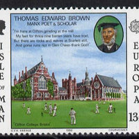 Isle of Man 1980 Europa - Thomas Edward Brown (Poet) Cricket Match 13.5p unmounted mint, SG 178
