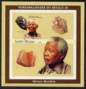 Guinea - Bissau 2001 Nelson Mandela & Minerals #3 imperf s/sheet containing 1 value (Skutterudite) unmounted mint Mi 1982