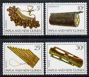 Papua New Guinea 1969 Musical Instruments perf set of 4 unmounted mint, SG 165-68