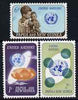 Papua New Guinea 1965 20th Anniversary of UNO perf set of 3 unmounted mint, SG 79-81