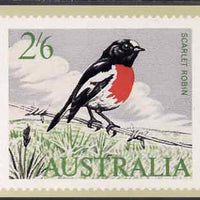 Australia 1964-65 Scarlet Robin 2s6d Philatelic Postcard (Series 2 No.12) unused and very fine