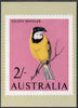 Australia 1964-65 Golden Whistler 2s Philatelic Postcard (Series 2 No.10) unused and very fine