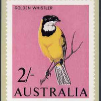 Australia 1964-65 Golden Whistler 2s Philatelic Postcard (Series 2 No.10) unused and very fine