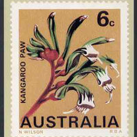 Australia 1968-71 Kangaroo Paw 6c Philatelic Postcard (Series 3 No.13) unused and very fine