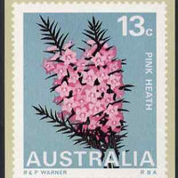 Australia 1968-71 Pink Heath 13c Philatelic Postcard (Series 3 No.14) unused and very fine