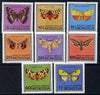 Mongolia 1974 Butterflies & Moths set of 8 unmounted mint, SG 798-805
