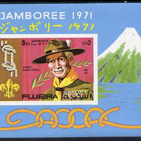 Fujeira 1971 Scouts imperf m/sheet unmounted mint (MI BL 54B)