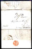 St Vincent 1815 entire to London rated 2/2 endorsed ‘Packet’