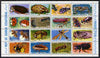 Equatorial Guinea 1978 Insects perf sheetlet containing 16 values fine cto used, Mi 1370-85