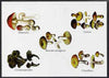 Turkmenistan 1999 Fungi postal stationery card No.4 from a series of 4, unused and pristine