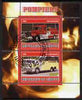 Djibouti 2008 Fire Engines #2 perf sheetlet containing 2 values, fine cto used
