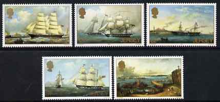 Jersey 1985 Death Centenary of Philip John Ouless (artist) perf set of 5 unmounted mint, SG 352-56