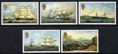 Jersey 1985 Death Centenary of Philip John Ouless (artist) perf set of 5 unmounted mint, SG 352-56