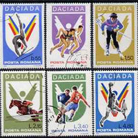 Rumania 1978 Daciada Rumanian Games perf set of 6 fine cto used, SG 4405-10