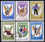 Rumania 1978 Daciada Rumanian Games perf set of 6 fine cto used, SG 4405-10