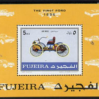 Fujeira 1970 Cars (1896 Ford) m/sheet unmounted mint (Mi BL 40A)