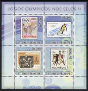 St Thomas & Prince Islands 2008 Olympic Games on Stamps #2 perf sheetlet containing 4 values unmounted mint