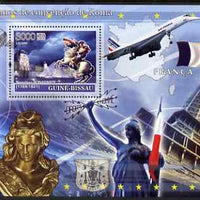 Guinea - Bissau 2008 Europa - 50 Years of Treaty of Rome - France perf souvenir sheet unmounted mint