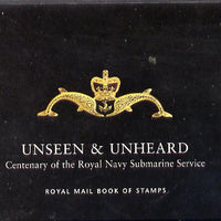 Great Britain 2001 Unseen & Unheard £6.76 Prestige booklet complete & very fine SG DX27