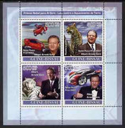 Guinea - Bissau 2007 Nobel Prize to Al Gore (Climate Problems) perf sheetlet containing 4 values unmounted mint
