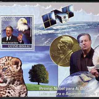 Guinea - Bissau 2007 Nobel Prize to Al Gore (Climate Problems) perf souvenir sheet unmounted mint