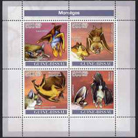 Guinea - Bissau 2007 Bats perf sheetlet containing 4 values unmounted mint