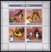 Guinea - Bissau 2007 Bats perf sheetlet containing 4 values unmounted mint
