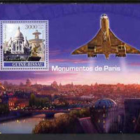 Guinea - Bissau 2007 Monuments of Paris perf souvenir sheet unmounted mint
