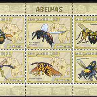 Mozambique 2007 Bees perf sheetlet containing 6 values unmounted mint Yv 2330-35