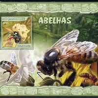 Mozambique 2007 Bees perf souvenir sheet unmounted mint Yv 150