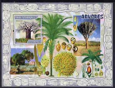 Mozambique 2007 Trees & Fruits perf souvenir sheet unmounted mint Yv 151
