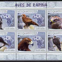 Mozambique 2007 Birds of Prey perf sheetlet containing 6 values unmounted mint Yv 2342-47