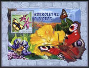 Mozambique 2007 Butterflies & Flowers perf souvenir sheet unmounted mint Yv 155