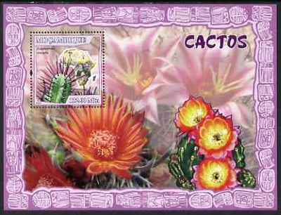 Mozambique 2007 Cacti perf souvenir sheet unmounted mint Yv 156