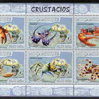 Mozambique 2007 Shellfish perf sheetlet containing 6 values unmounted mint Yv 2390-95