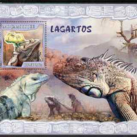 Mozambique 2007 Lizards perf souvenir sheet unmounted mint Yv 165