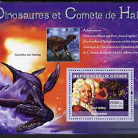 Guinea - Conakry 2007 Dinosaurs & Halleys Comet perf souvenir sheet #2 unmounted mint Yv 565