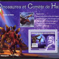 Guinea - Conakry 2007 Dinosaurs & Halleys Comet perf souvenir sheet #3 unmounted mint Yv 566
