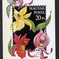 Hungary 1987 Orchids perf m/sheet, Mi BL 192