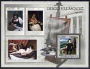 St Thomas & Prince Islands 2007 Paintings by Velasquez perf deluxe s/sheet containing 1 value unmounted mint