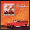 St Thomas & Prince Islands 2007 Fire Engines - Dennis 1933 perf deluxe s/sheet containing 1 value unmounted mint
