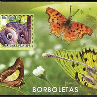 St Thomas & Prince Islands 2008 Butterflies perf s/sheet containing 1 value unmounted mint