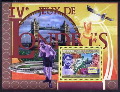 Guinea - Conakry 2007 Sports - 1908 London Olympic Games perf souvenir sheet unmounted mint Yv 477