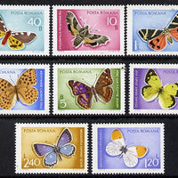 Rumania 1969 Butterflies set of 8 unmounted mint, SG 3649-56, Mi 2771-78*