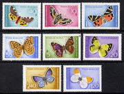 Rumania 1969 Butterflies set of 8 unmounted mint, SG 3649-56, Mi 2771-78*