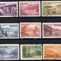 Russia 1959 Tourist Publicity perf set of 9 fine cds used, SG 2399-2407