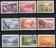 Russia 1959 Tourist Publicity perf set of 9 fine cds used, SG 2399-2407