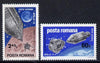 Rumania 1969 Apollo Moon Flights set of 2 unmounted mint, SG 3647-48, Mi 2779-80