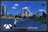 Telephone Card - Brazil 20 units phone card showing Fly Fishing