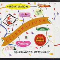 Singapore 1994 Greetings Stamps self-adhesive Booklet ($2) complete and pristine, SG SB18